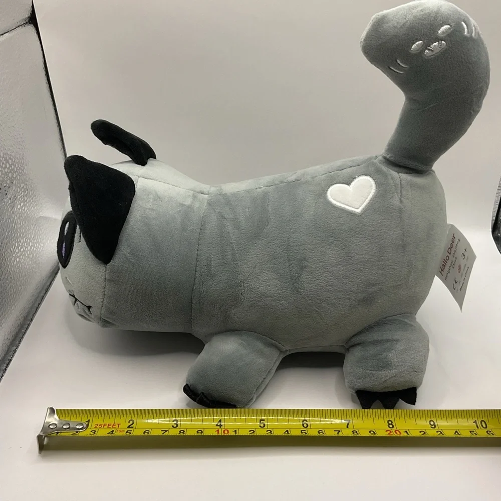 Hallo Deer Cat Plush‎ Toys, 11 Me Meow Cat Plush Doll Birthday Halloween Gray